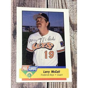 1994 Frederick Keys (Class A-Baltimore Orioles) Larry McCall Signed Autographed